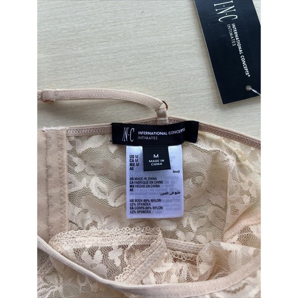 INC International Concepts Lace‎ Bralette Almond Latte - Picture 4 of 4
